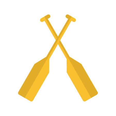 Oar, paddle, rafting icon vector image. Can also be used for sea. Suitable for use on web apps,...