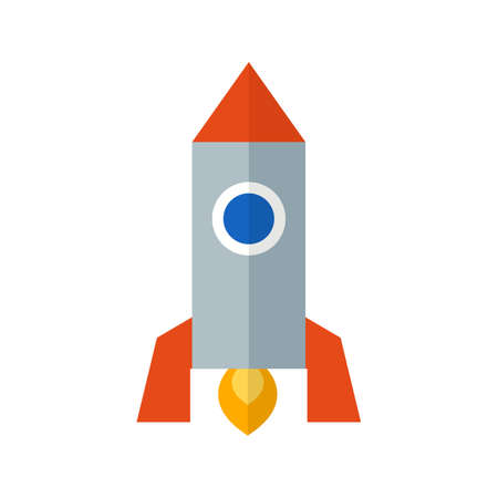 Space, rocket, shuttle icon vector image.Can also be used for astronomy. Suitable for use on web apps, mobile apps and print media.のイラスト素材