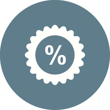 Percentage, price, discount icon vector image.Can also be used for marketing. Suitable for use on web apps, mobile apps and print media.のイラスト素材
