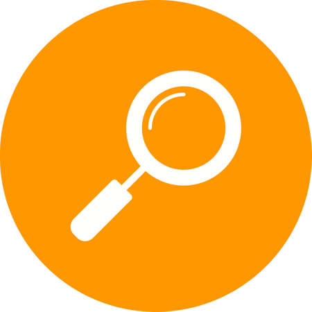 Glass, magnifying, research icon vector image. Can also be used for stationery. Suitable for use on web apps, mobile apps and print media.のイラスト素材
