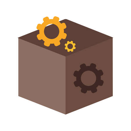 Dropbox, business, growth  icon vector image. Can also be used for marketing. Suitable for use on web apps, mobile apps and print media.のイラスト素材