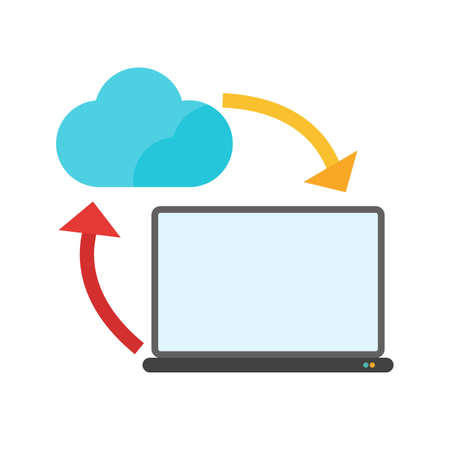 Data, sharing, business  icon vector image. Can also be used for marketing. Suitable for use on web apps, mobile apps and print media.のイラスト素材