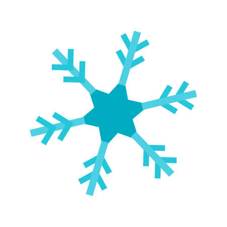 Snowflake, snow, ice icon vector image. Can also be used for winter. Suitable for use on web apps, mobile apps and print media.のイラスト素材