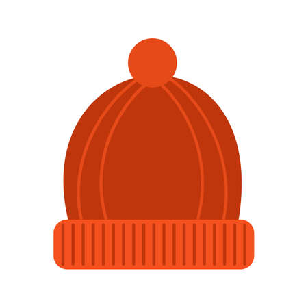 Warm, cap, head icon vector image. Can also be used for winter. Suitable for use on web apps, mobile apps and print media.のイラスト素材