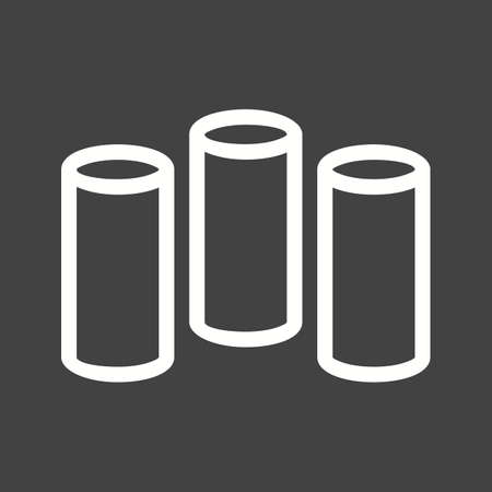 Graph, business, bar icon vector image. Can also be used for infographics. Suitable for use on web apps, mobile apps and print media.のイラスト素材