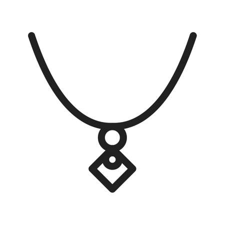 Women Locket iconのイラスト素材