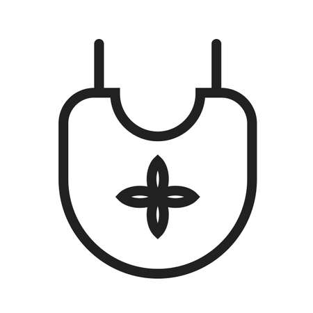 Baby Bib Iconのイラスト素材