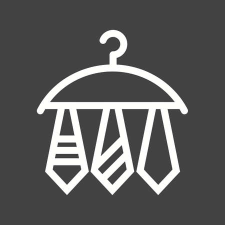 Three Ties with Standのイラスト素材