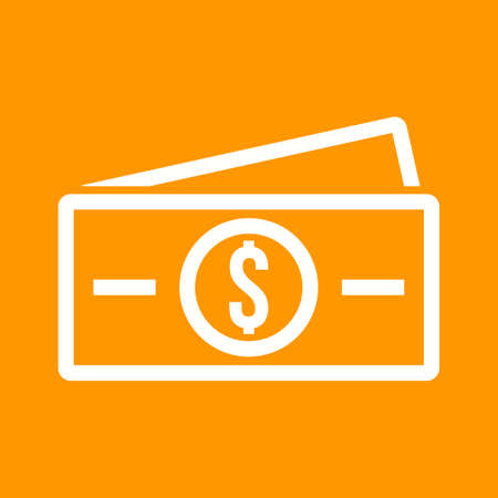 Cash dollar iconのイラスト素材