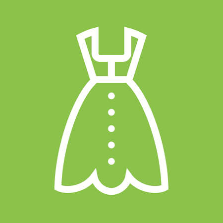 Women Party Dress Vector illustration.のイラスト素材