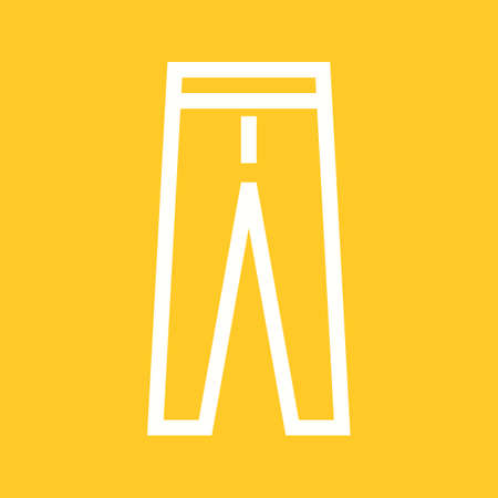 Trousers, fashion, clothes icon vector image. Can also be used for clothes and fashion. Suitable for web apps, mobile apps and print media.のイラスト素材