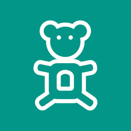 Stuffed bear Toyのイラスト素材