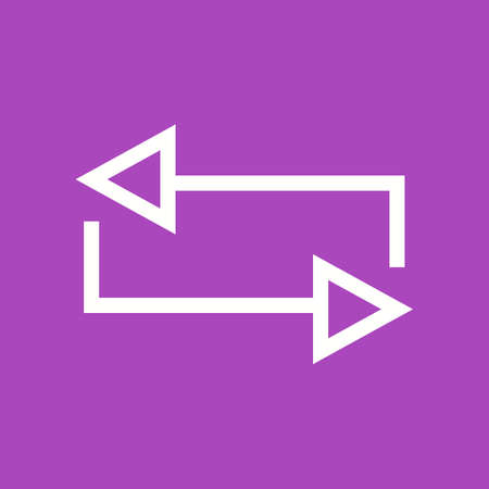 Repeat video icon.のイラスト素材