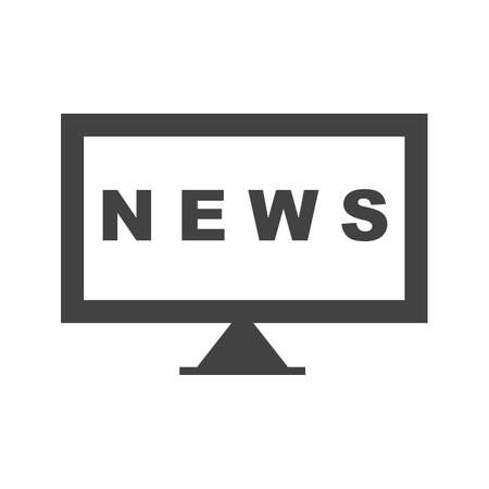 News, national, report icon vector image. Can also be used for news and media. Suitable for mobile apps, web apps and print media.のイラスト素材