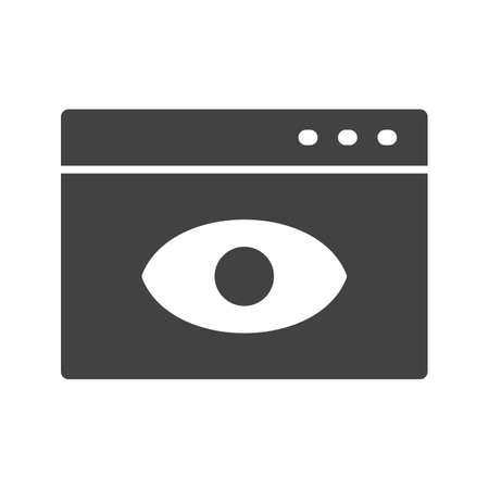 Visibility, marketing, seo icon vector image. Can also be used for IT Services. Suitable for mobile apps, web apps and print media.のイラスト素材