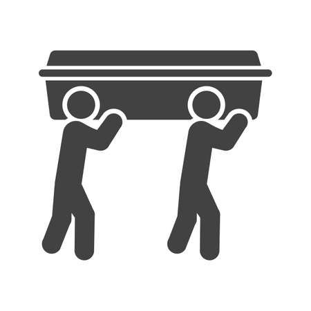 Carrying Casket icon.のイラスト素材