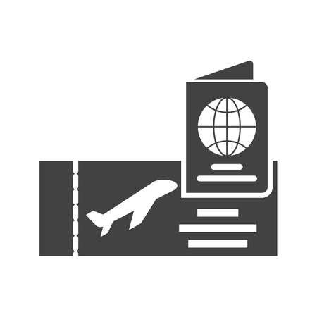 Ticket and Passportのイラスト素材