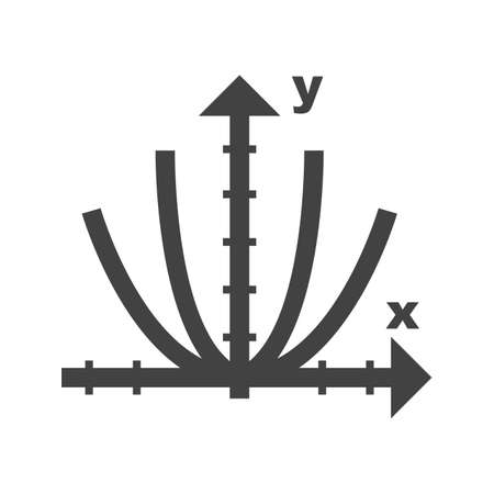 Mathematics, algebra, equations icon vector image. Can also be used for Math Symbols . Suitable for use on web apps, mobile apps and print media.のイラスト素材