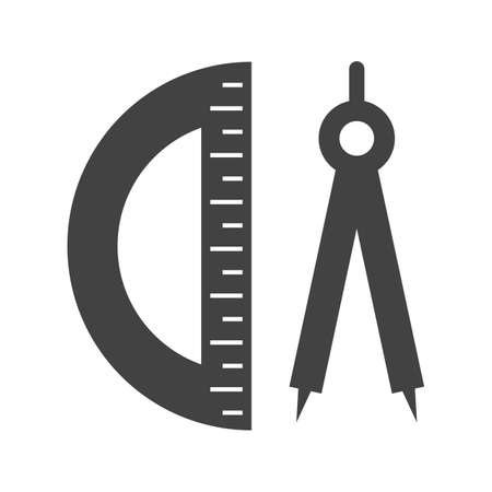 Tools, set, ruler icon vector image. Can also be used for Math Symbols. Suitable for mobile apps, web apps and print media.のイラスト素材