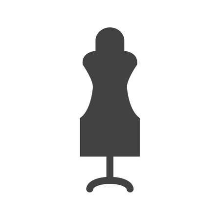 Tailor, dummy, mannequin icon vector image. Can also be used for Sewing. Suitable for web apps, mobile apps and print media.のイラスト素材