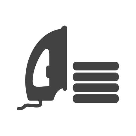 House, ironing, clothes icon vector image. Can also be used for Cleaning Services. Suitable for web apps, mobile apps and print media.のイラスト素材