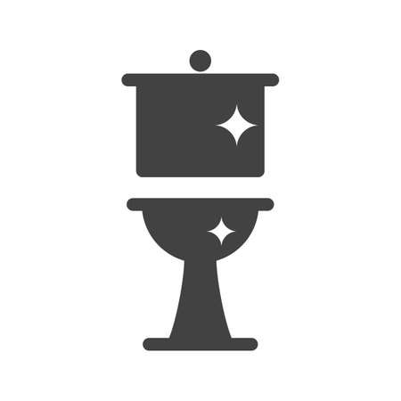 Bathroom, clean, house icon vector image. Can also be used for Cleaning Services. Suitable for use on web apps, mobile apps and print media.のイラスト素材