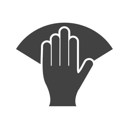 Wipe with Handのイラスト素材