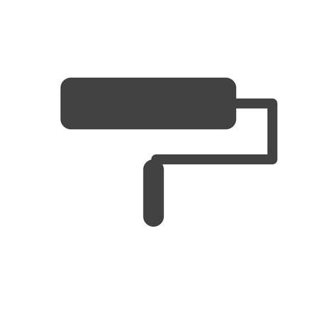 Paint, roller, brush icon vector image. Can also be used for household objects. Suitable for use on web apps, mobile apps and print media.のイラスト素材