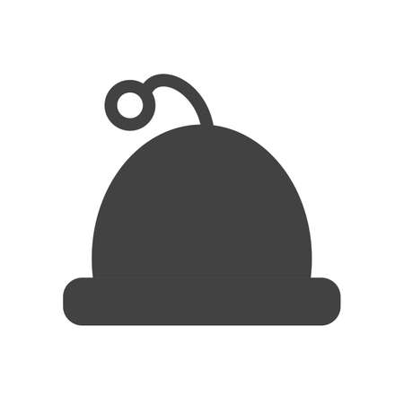 Winter, hat, cap icon vector image. Can also be used for household objects. Suitable for use on web apps, mobile apps and print media.のイラスト素材
