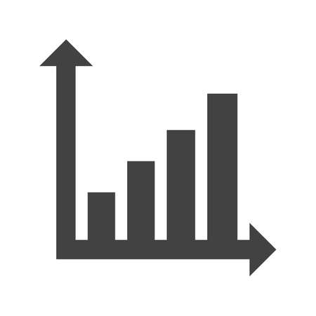 Analysis, financial, business icon vector image. Can also be used for data analytics. Suitable for mobile apps, web apps and print media.のイラスト素材
