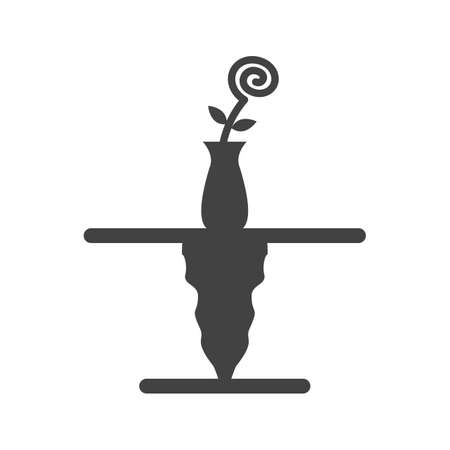 Cafe, restaurant, table icon vector image. Can also be used for Cafe and Bar. Suitable for use on web apps, mobile apps and print mediaのイラスト素材