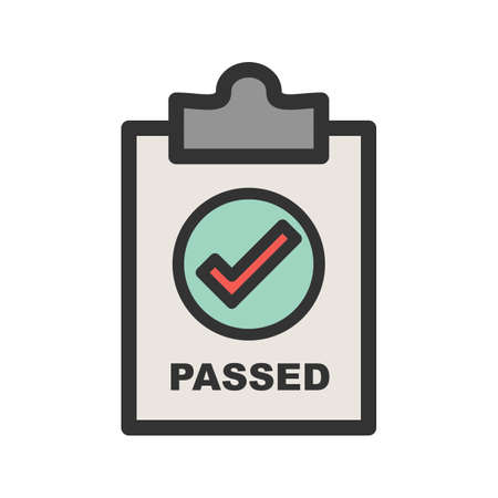 Label, sticker, quality icon vector image. Can also be used for IT Services. Suitable for use on web apps, mobile apps and print media.のイラスト素材