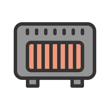 Gas Heater iconのイラスト素材