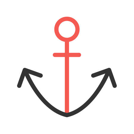 Anchor, ship, travel icon vector image. Can also be used for Pirate. Suitable for use on web apps,...