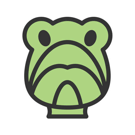 Turtle, sea, green icon vector image. Can also be used for Animals Faces. Suitable for mobile apps,...