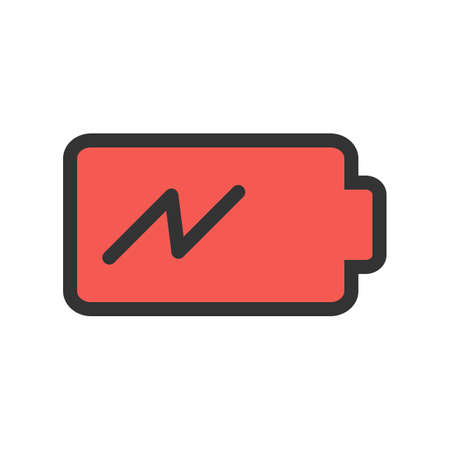 Battery, power, charging icon  image. Can also be used for phone and communication. Suitable for use on web apps, mobile apps and print media.のイラスト素材