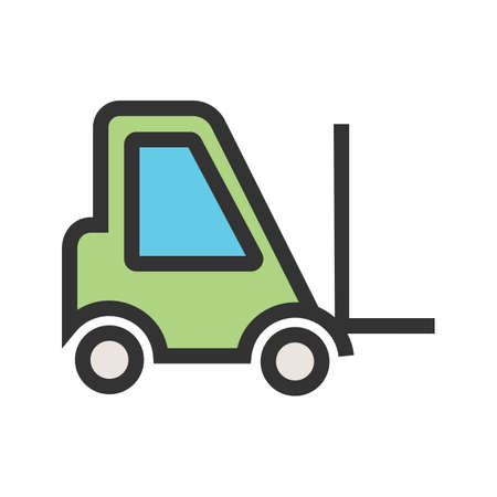 Crane, truck, lift icon  image. Can also be used for transport, transportation and travel. Suitable for mobile apps, web apps and print media.のイラスト素材