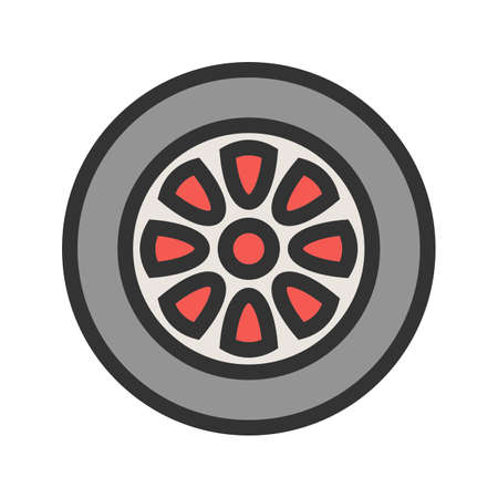 Tire icon image vector illustrationのイラスト素材