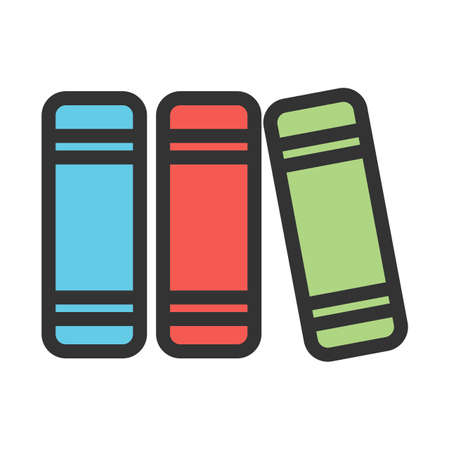 Books icon image vector illustrationのイラスト素材