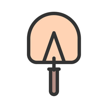 Trowel, masonry, gardening icon image. Can also be used for construction, interiors and building. Suitable for use on web apps, mobile apps and print media.のイラスト素材