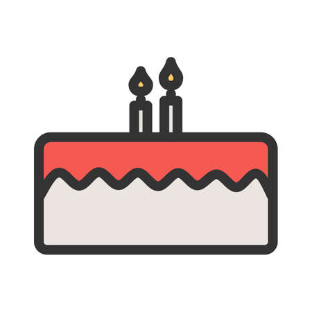 Cake, dessert, delicious icon  image. Can also be used for eatables, food and drinks. Suitable for...