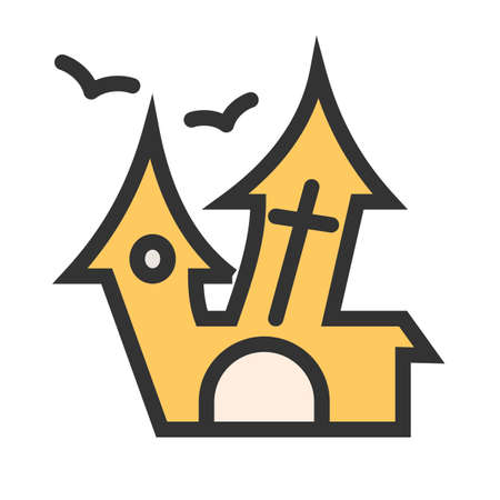 Haunted House Iconのイラスト素材