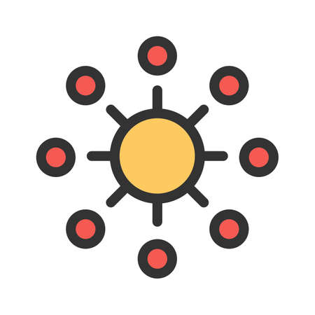 Gear, marketing, social, network icon image. Can also be used for seo, digital marketing, technology. Suitable for use on web apps, mobile apps and print media.のイラスト素材