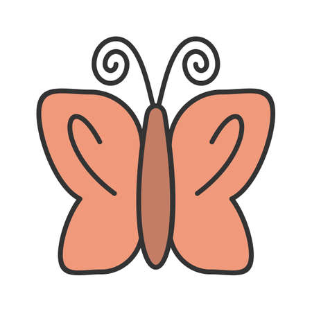 Butterfly, insects,fly icon vector image. Can also be used for Animals and Insects. Suitable for mobile apps, web apps and print media.のイラスト素材