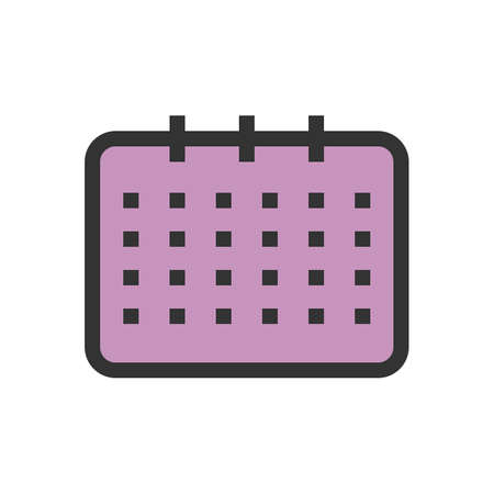 Dates, event, days icon vector image.Can also be used for user interface. Suitable for mobile apps, web apps and print media.のイラスト素材