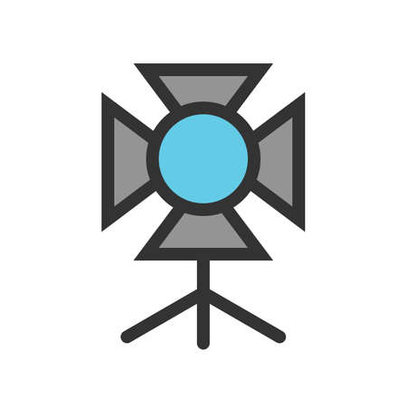 Camera, old, photography icon vector image. Can also be used for multimedia.のイラスト素材