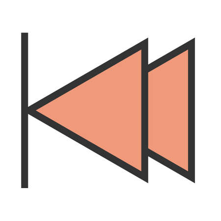 Play, music, player icon vector image. Can also be used for multimedia. Suitable for use on web apps, mobile apps and print media.のイラスト素材