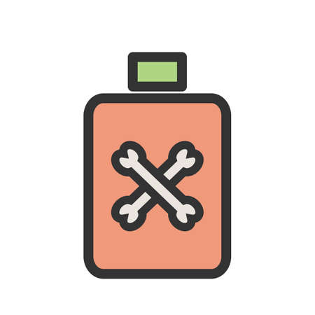 Bottle, spray, insecticide icon vector image.Can also be used for gardening. Suitable for mobile apps, web apps and print media.のイラスト素材