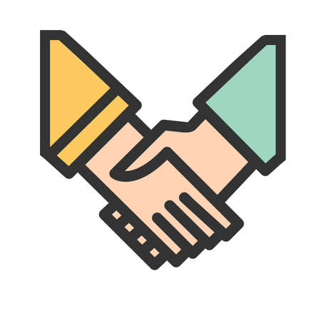 Handshake vectorのイラスト素材