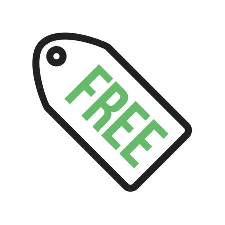 Free, shipping, buy icon vector image. Can also be used for Black Friday. Suitable for use on web apps, mobile apps and print media.のイラスト素材